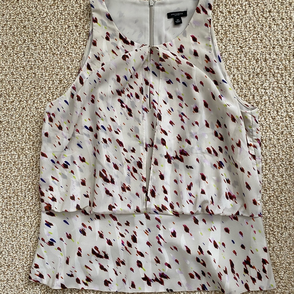 Ann Taylor Sleeveless Blouse